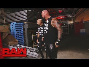 Luke Gallows & Karl Anderson assault Cesaro & Sheamus with a ladder: Raw, March 27, 2017