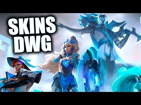 SKINS DWG! NOVAS SKINS DAMWON DO MUNDIAL - JHIN, TWISTED FATE, LEONA NIDALEE E KENNEN