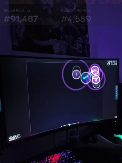 live gameplay! #osu #osugame #rhythmgame