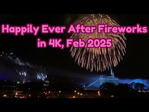 Magic Kingdom’s Happily Ever After Fireworks in 4K from Contemporary Resort! Walt Disney World 2025