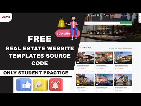 Free Real Estate Website Templates + Source Code | Best Free Download#code #india