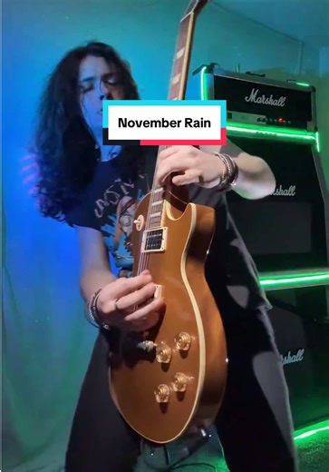 November Rain Guitar Solo 🌧️🖤🤘 the final grand finale of this gorgeous song. Live from last night! See ya later at 6pm PST 😤💙 #gunsnroses🌹🔫 #novemberrain #axlrose #slash #fyp