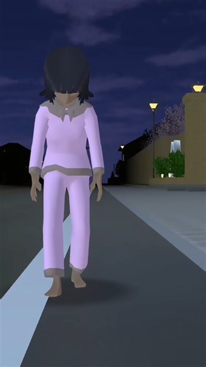 Lost Girl Searching for Her Parents at Night | Sakura School Simulator Sad Story #sakura #viral