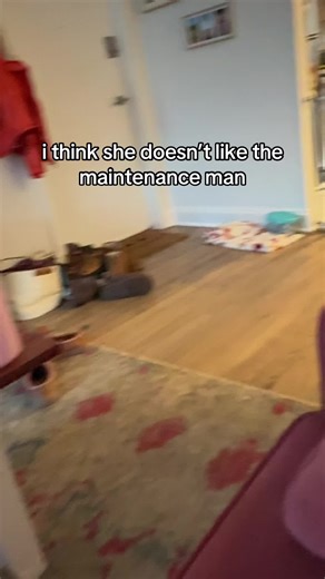 before this she lost her mind when he knocked