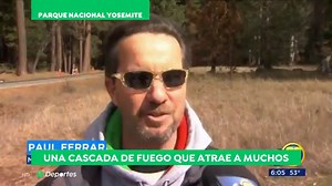 EEUU: Así es como se produce la extraordinaria 'cascada de fuego' en el Parque de Yosemite
