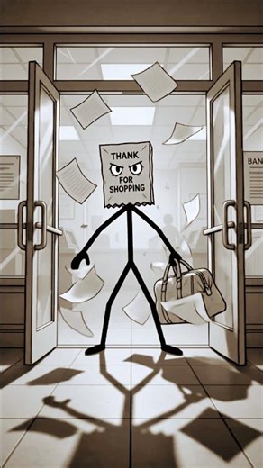 Stickman’s Bank Robbery Fails Ep. 1 😂🏦 #stickman #stickmanfails #bankrobbery #shorts