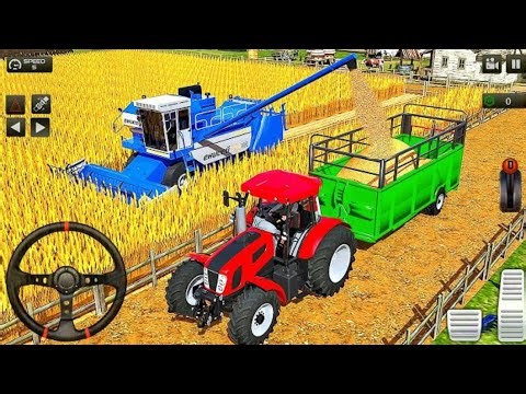 Modern Tractor Farming Driving Simulator 3D - New Tractor Games - Android Gameplay