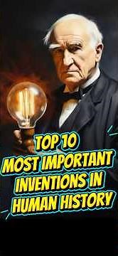 Top 10 Most Important Inventions in Human History.
