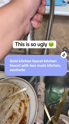 FORIOUS Kitchen Faucet with Pull Down Sprayer 2 Modes Single Handle High Arc Stainless Steel Kitchen Sink Faucet #kitchenfaucet #foriouskitchenfaucet #kithenfaucetwith2modes #goldkitchenfaucet