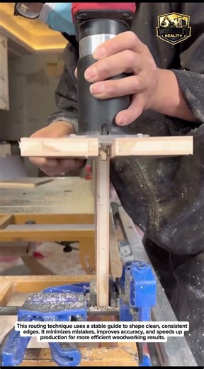 Perfect Edge Routing Trick | Boost Woodworking Precision & Speed