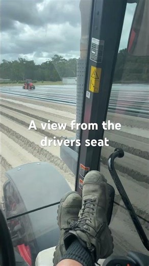 Bed forming, getting ready to lay the plastic tomorrow #farmlife #farming #australia