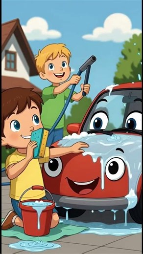 Car Wash Song | ‪ @FunkyBabyTV Nursery Rhymes & Kids Songs