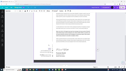 Editable Business Letterhead Template: Modern Corporate Stationery (digital Download, Canva & Word Compatible) - Etsy