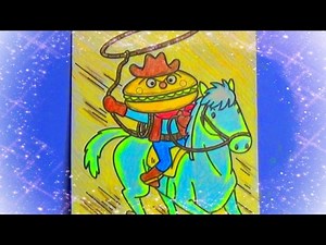 【ハンバーガーキッド】アンパンマンぬりえ Anpanman`s Painting