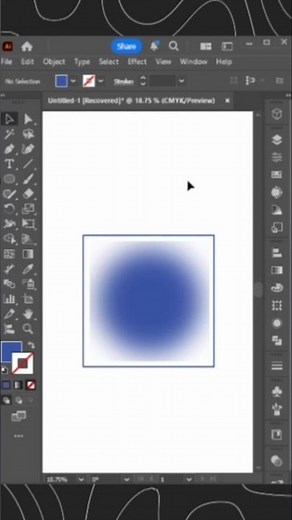 How to Apply Gaussian Blur in Adobe Illustrator #illustratortips