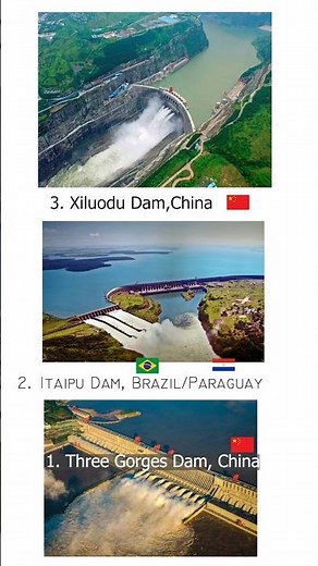 Top 3 Largest Dam of the World