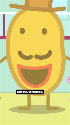 Mr. Potato's not a normal potato, he's a super potato 🥔✨