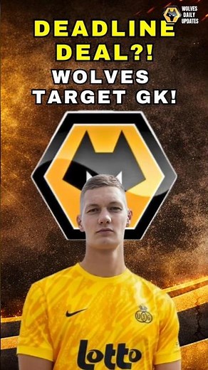 🐺🚨BREAKING WOLVES TRANSFER — LATE GOALKEEPER DEAL?