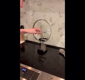 vocheer Pot Lid Holder, Kitchen Organizer Rack Spoon Rest Rack Holder-Lid Stand for Utensils in Kitchen, Black