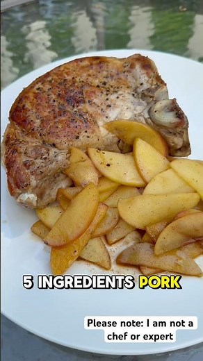 Pork Chops & Apples 🍏 | Sweet & Savory 20-Min Dinner!