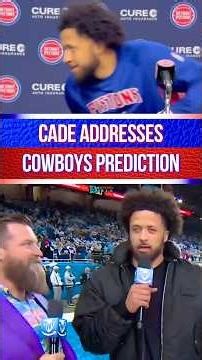 Cade Responds To His Prediction Of Cowboys Going To Super Bowl 🤣