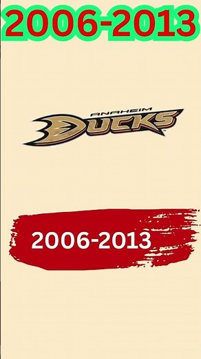 Anaheim Ducks logo Evolution part 1 #nhl #hockey #ducks