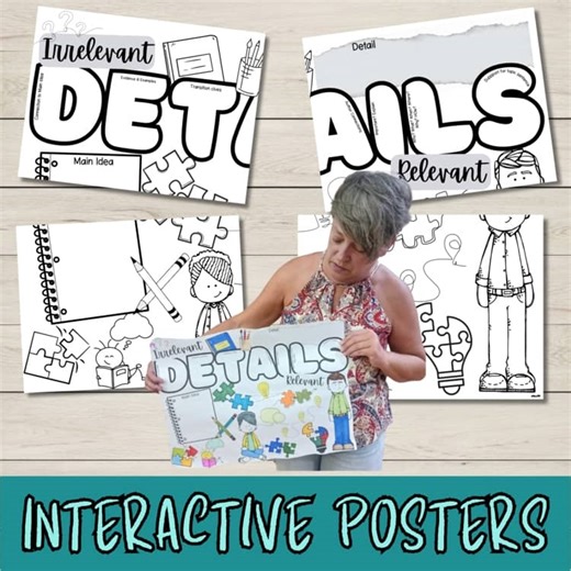 Collaborative Reading Printables & Activities  for 8 -10 | Nonfiction & Fiction