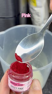 Dropping pink powdered food coloring into my meringue Now whipping it up, getting ready for perfect macarons! #Macarons #BakingReels #FoodColoring #SweetCreations #Dessert | Sweet Lab by Kovalenko