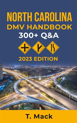 Handbok för North Carolina DMV 2023 | Över 300 frågor och svar | Förberedelsebok för tillståndsprov med vägskyltar och vägregler | Studiehandledning PDF - Etsy Sverige
