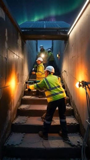 50 years of ice vs. 1 modern restoration 🏗️ #ArcticBunker #Restoration