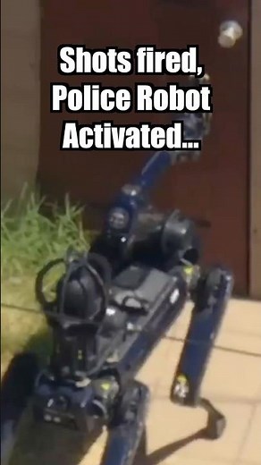 Police robot dog helps to end standoff ‪@CBSLA‬