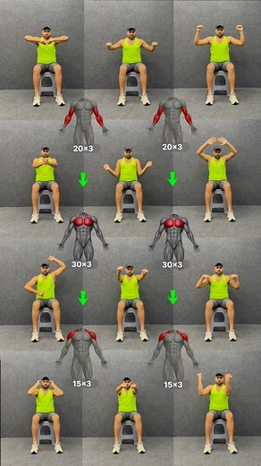 12 arms exercises at home 💪 #fblifestyle | Shivakant Shivakant