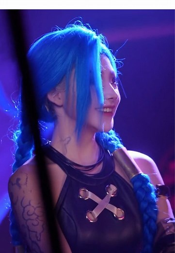 Jinx Cosplay Makeup Tutorial from Arcane