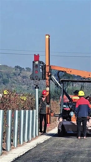 The Engineering Behind Roadside Safety: Installing Guardrail Posts