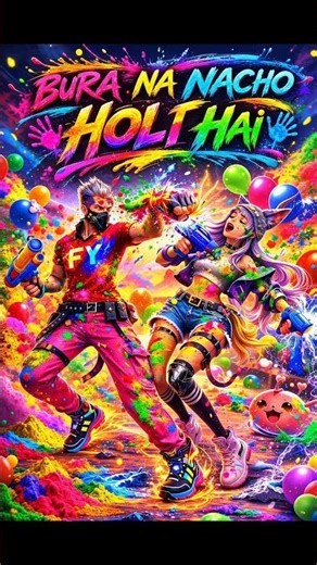 BURA 🤡 NA NACHO 🤣 HOLI HAI 😭 || #freefire #funny #comedy #shorts