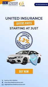 You can’t find better than this! Get comprehensive coverage for your car starting as low as 1.3%. This is a Limited Time Offer Download the app now: https://play.google.com/store/apps/details?id=com.theunitedinsurance.myuic&hl=en&gl=US For IOS: https://apps.apple.com/us/app/myuic-general-insurance/id1638467729 #UnitedInsuranceDeals #VehicleProtection #UIC #unitedinsurance #motorinsurance #savemoney #drivewithconfidence #carinsurance #vehicleinsurance #insurance #LimitedTimeOffer #specialoffer #B