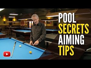 Pool Secrets - How to Aim when Using Spin featuring Ray Martin