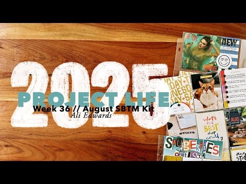 2025 Project Life // Week 36: August Stories by the Month Kit