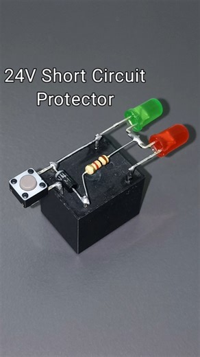 Diy 24V short circuit protector