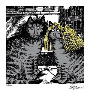 Generation Z #generationz #cartooncats #coolcats #catlife #crosshatch #FunnyCats | B. Kliban Cats