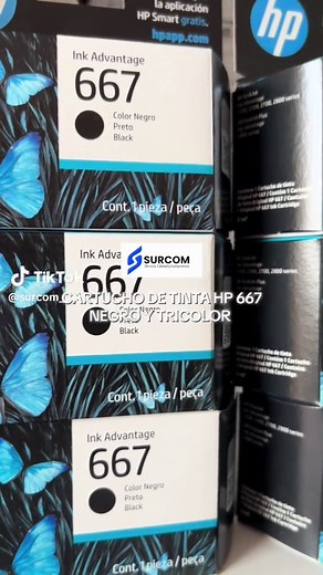 Cartuchos de Tinta HP 667: Alto Rendimiento y Calidad