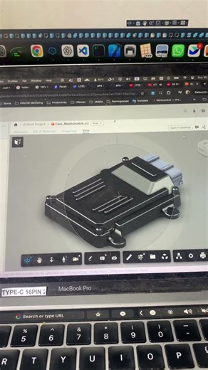 ECU Case 3d modeling #rusefi #speeduino #mazduino #maxxecu
