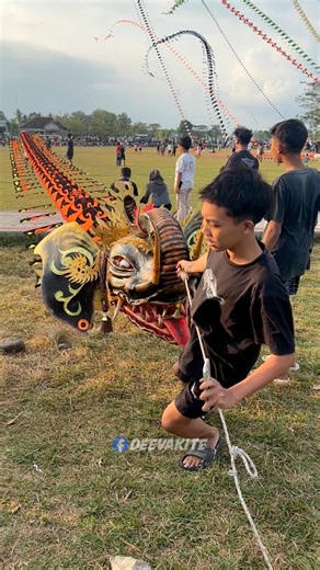 The charm of elephant kites in the Kebon Agung field | Deeva Kite