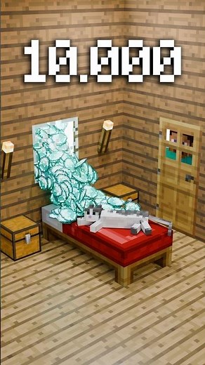 Blender 3D Rigid Body Simulation #blender3d #satisfying #minecraft