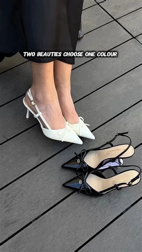 Black or White Heels? 👠 Choose Your Favorite Look! #shorts #heels #ootd #fashion