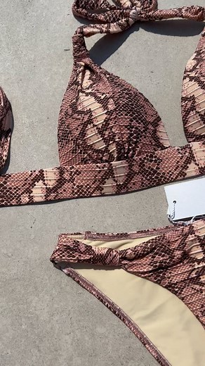 Wild & sizzling hot🔥 #NEW Ani Ani Pink Python🐍 Made of a luxurious Italian Jacquard fabric with a silver thread. Look at that subtle shine! Discover our new SS23 Pink Python styles @ www.aniani.eu👙🩱🛍 * * * * #anianibeachwear #luxuryswimwear #designerswimwear #bikini #snakeprintbikini #snakeprint #wild #snakeprintbathingsuit #snakeprintswimwear #resortwear #swim #swimwear #luxurylifestyle #elegant #fashion #travel #vacationstyle #jetsetter #quality #lifestyle #SS23 #newcollection #SS23collec