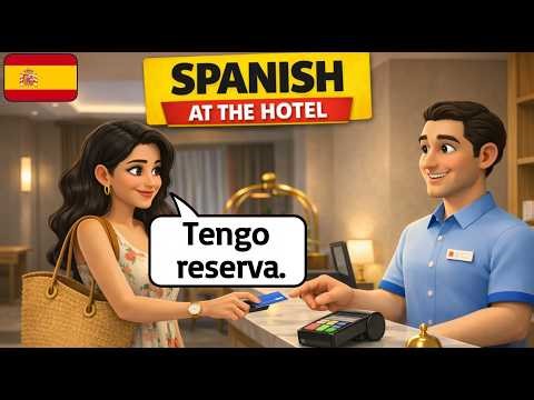 How to Check Into a Hotel in Spanish 🏨 | Simple Beginner Conversation