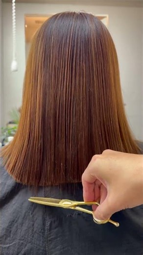 ウェーブミディアム/medium hair #hair #haircut #헤어컷#단발펌스타일