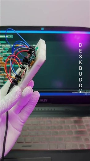 desk buddy - MPU6050 added for motion detection #cutebot #robot #electronics