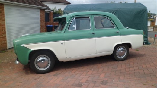 1960 Ford Prefect Multicolour Manual, 4 speed Right Hand...